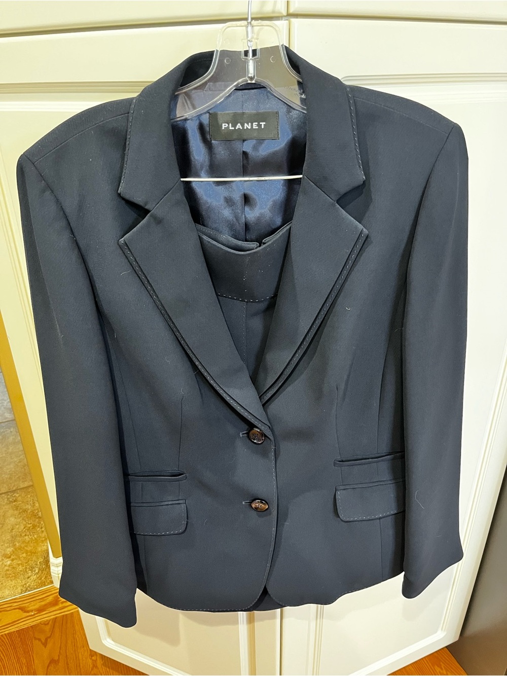 Planet (The Bay) Modern Navy Skirted Suit NEW W/O Tags